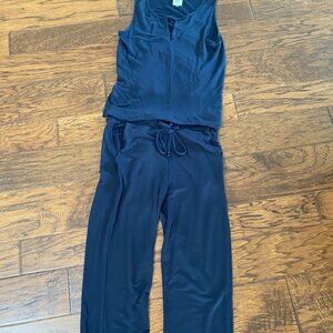 CAbi Midnight Blue Sleeveless Jumpsuit